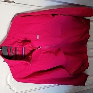 Figs Sydney Scrub Jacket Ultra Rose